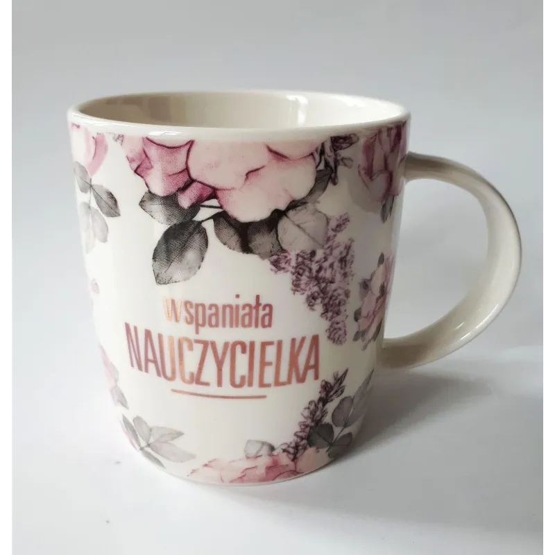 KUBEK CERAMICZNY WSPANIAŁA NAUCZYCIELKA 380 ML