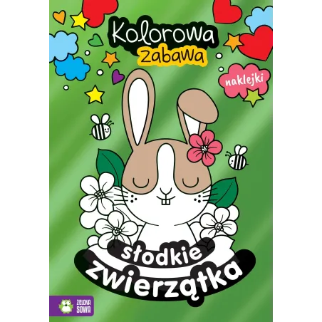 SŁODKIE ZWIERZĄTKA. KOLOROWA ZABAWA Z NAKLEJKAMI