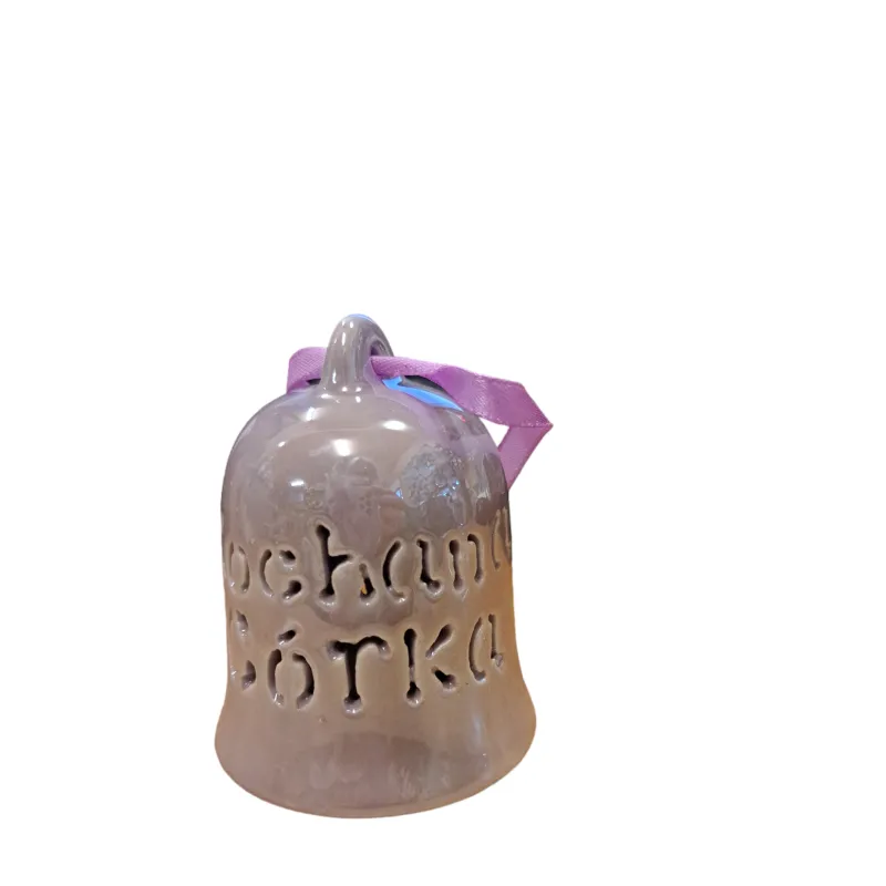 LAMPION CERAMICZNY DZWONEK LED KOCHANA CÓRKA