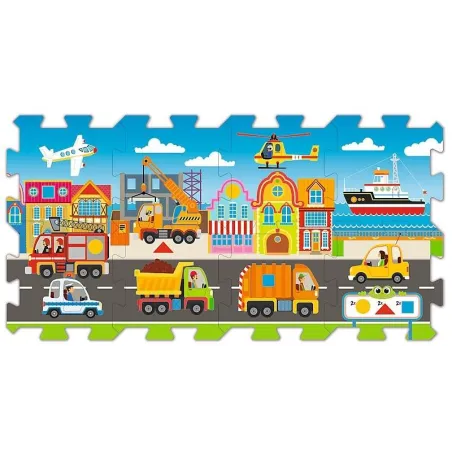 Puzzlopianka Układanka Edukacyjna Cars Fun 0+