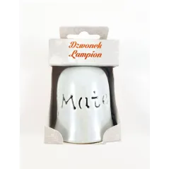 LAMPION DZWONECZEK CERAMICZNY LED ŚWIĄTECZNY MATEUSZ