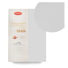 PRZEŚCIERADŁO SATYNOWE Z GUMKĄ GOLD