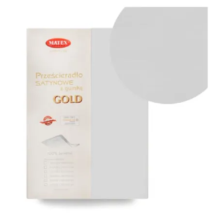 Prześcieradło Satynowe Z Gumką Gold Prześcieradło Satynowe Z Gumką Gold