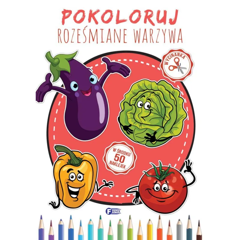 POKOLORUJ ROZEŚMIANE WARZYWA