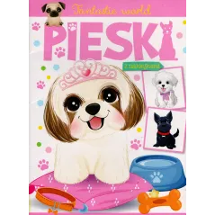 PIESKI. KOLOROWANKA Z NAKLEJKAMI 3+