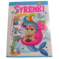 SYRENKI. FANTASTIC WORLD. KOLOROWANKA Z NAKLEJKAMI