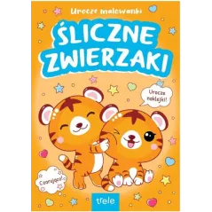 ŚLICZNE ZWIERZAKI. UROCZE MALOWANKI Z NAKLEJKAMI