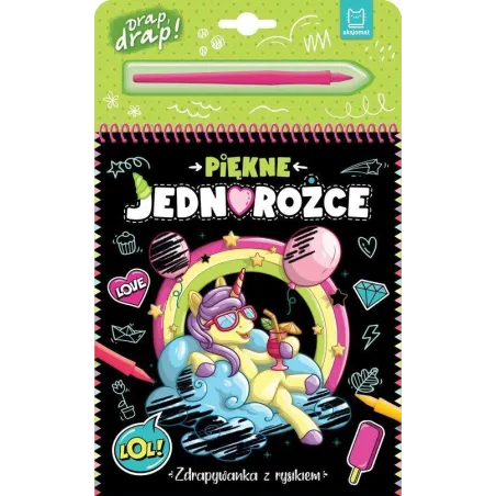 PIEKNE JEDNOROŻCE. ZDRAPYWANKA Z RYSIKIEM Agata Kaczyńska