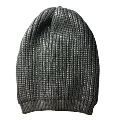 CZAPKA DZIEWCZĘCA/DAMSKA OCIEPLANA CZARNA SHINY GIRL 54-56 YO! CLUB