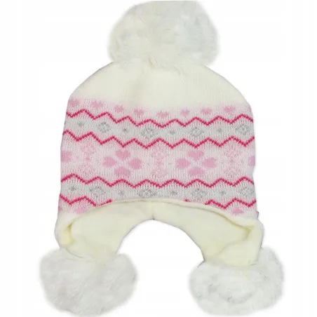 CZAPKA ZIMOWA DZIEWCZĘCA WINTER CUTE 42-44 CM YO! CLUB