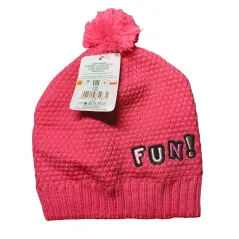 CZAPKA ZIMOWA DZIEWCZĘCA FUN! RÓŻOWA 48-50CM YO! CLUB