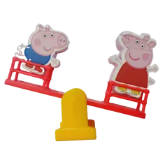 ŚWINKA PEPPA HUŚTAWKA PEPPY I GEORGEA + 2 FIGURKI 3+ - Media Service Zawada