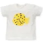 Bawełniany T-Shirt Dziecięcy Ecru Little Fisch 98Cm Pinokio Bawełniany T-Shirt Dziecięcy Ecru Little Fisch 98Cm Pinokio