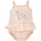 Bawełniane Body Na Ramiączkach Sweet Panther Jasny Róż 98Cm Pinokio
