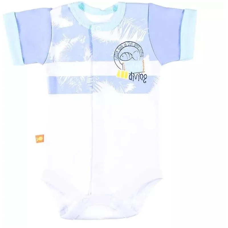 BAWEŁNIANE BODY NIEMOWLĘCE CHŁOPIĘCE SUMMER TIME 86CM EWA KLUCZE