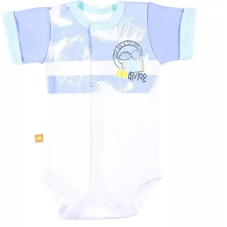 BAWEŁNIANE BODY NIEMOWLĘCE CHŁOPIĘCE SUMMER TIME 86CM EWA KLUCZE