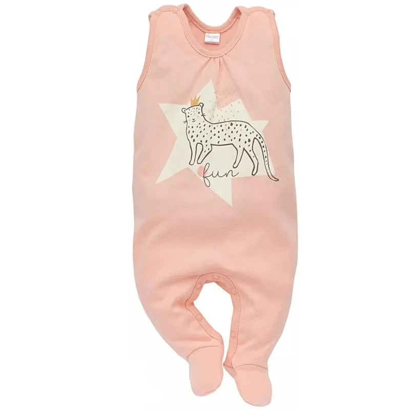 BAWEŁNIANE ŚPIOSZKI DZIEWCZĘCE SWEET PANTHER 74CM PINOKIO