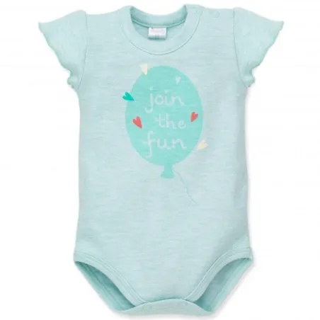 BAWEŁNIANE BODY Z KRÓTKIM RĘKAWEM LOVE SUMMER 80CM PINOKIO
