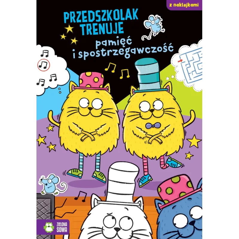 PRZEDSZKOLAK TRENUJE PAMIĘĆ I SPOSTRZEGAWCZOŚĆ. KSIĄŻECZKA Z NAKLEJKAMI Ewelina Protasiewicz