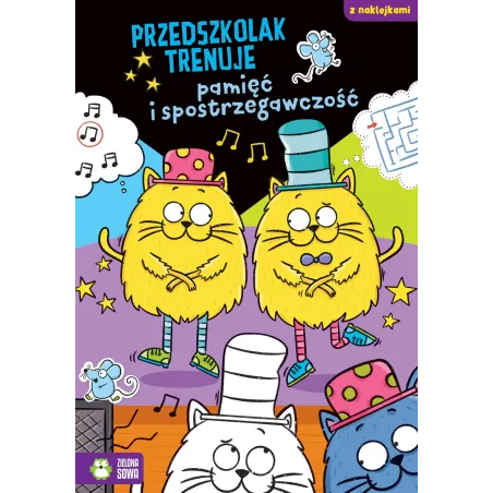 PRZEDSZKOLAK TRENUJE PAMIĘĆ I SPOSTRZEGAWCZOŚĆ. KSIĄŻECZKA Z NAKLEJKAMI Ewelina Protasiewicz
