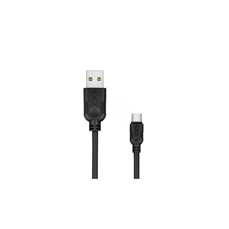 KABEL USB USB-C EXC WHIPPY 2 METRY CZARNY
