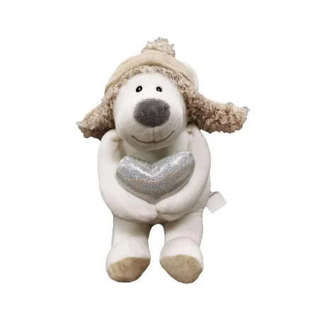MASKOTKA PLUSZOWY MIŚ W CZAPCE 19 CM