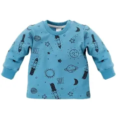 BAWEŁNIANA BLUZKA Z DŁUGIM RĘKAWEM BIG DREAM 68CM PINOKIO