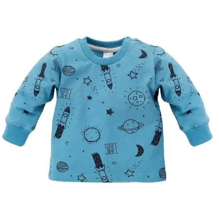 BAWEŁNIANA BLUZKA Z DŁUGIM RĘKAWEM BIG DREAM 68CM PINOKIO