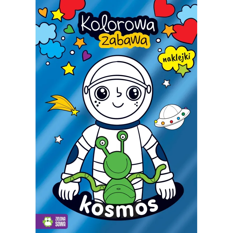 KOSMOS. KOLOROWA ZABAWA Z NAKLEJKAMI