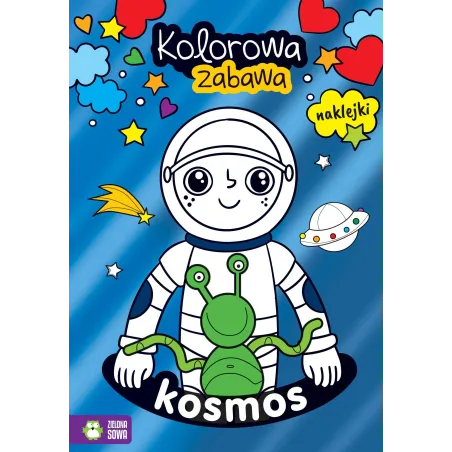 KOSMOS. KOLOROWA ZABAWA Z NAKLEJKAMI