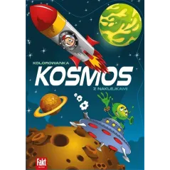KOSMOS. KOLOROWANKA Z NAKLEJKAMI