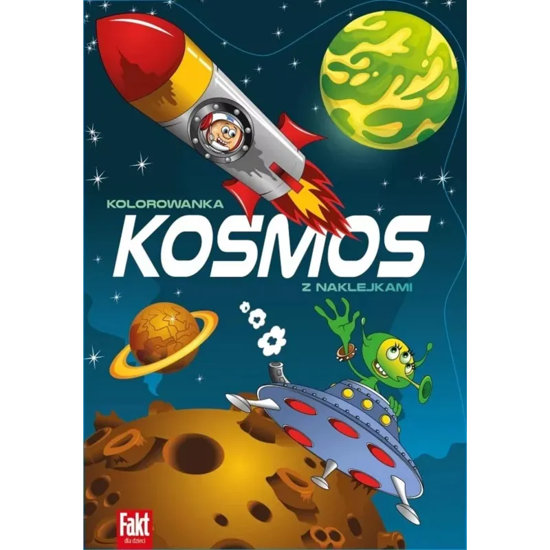 KOSMOS. KOLOROWANKA Z NAKLEJKAMI