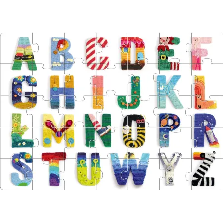 Alfabet Puzzle 35 Elementów 2+
