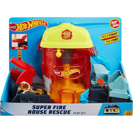 HOT WHEELS CITY REMIZA STRAŻACKA 4+ II GATUNEK