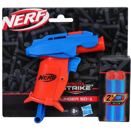 WYRZUTNIA ALPHA STRIKE SLINGER NERF + 2 STRZAŁKI 8+
