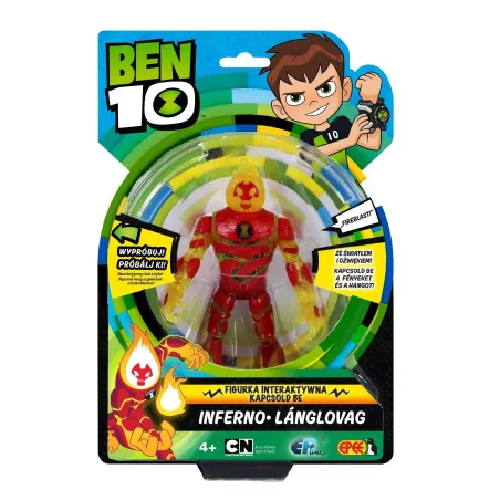 BEN 10: FIGURKA DELUXE 15 CM Z ŚWIATŁEM I DŹWIĘKIEM INFERNO KOSMITA 4+