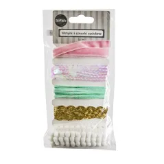 WSTĄŻKI DO DEKORACJI PASTELOWE 5SZT.