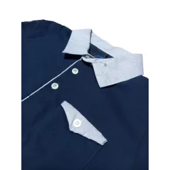 Bawełniana Bluzka Polo Chłopięca Z Długim Rękawem 140Cm Gt