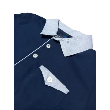 Bawełniana Bluzka Polo Chłopięca Z Długim Rękawem 140Cm Gt