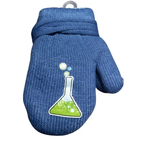 Rękawiczki Jednopalczaste Zimowe Chłopięce Na Sznurku Menzurka Niebieskie 14Cm Yo! Club Rękawiczki Jednopalczaste Zimowe Chłopięce Na Sznurku Menzurka Niebieskie 14Cm Yo! Club