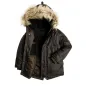 Kurtka Zimowa Chłopięca Parka Zieleń Khaki 170 Cm Cool Club Używana