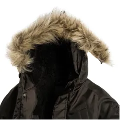 KURTKA ZIMOWA CHŁOPIĘCA PARKA ZIELEŃ KHAKI 170 CM COOL CLUB UŻYWANA