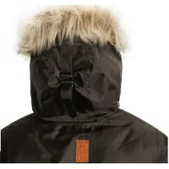 KURTKA ZIMOWA CHŁOPIĘCA PARKA ZIELEŃ KHAKI 170 CM COOL CLUB UŻYWANA