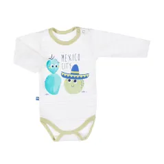 BODY CHŁOPIĘCE Z DŁUGIM RĘKAWEM KAKTUS OLIWKA 92 CM EEVI