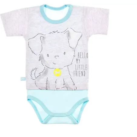 BODY CHŁOPIĘCE Z KRÓTKIM RĘKAWEM PETITE 68 CM EEVI