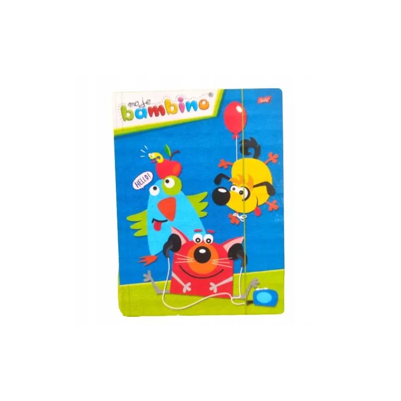 TECZKA Z GUMKĄ A4 BAMBINO