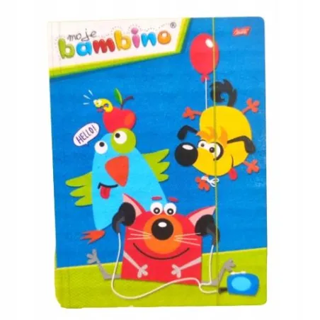 TECZKA Z GUMKĄ A4 BAMBINO