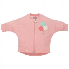 BLUZA DZIEWCZĘCA ROZPINANA LOVE SUMMER 68 CM PINOKIO