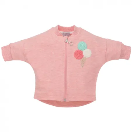 BLUZA DZIEWCZĘCA ROZPINANA LOVE SUMMER 68 CM PINOKIO