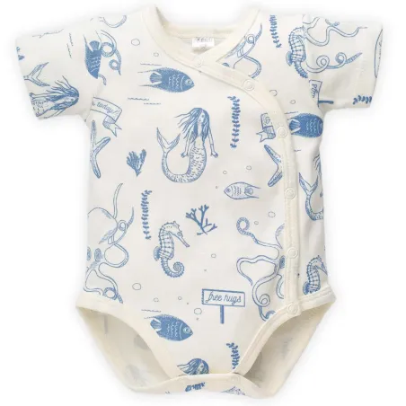 BODY ROZPINANE Z KRÓTKIM RĘKAWEM SEA WORLD 56 CM PINOKIO